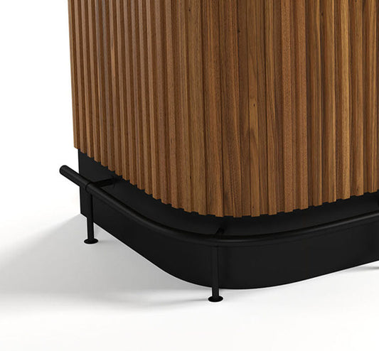 Ram Game PRO84FOOTRAIL - Foot Rail for Prohibition 84" Cocktail Bar Brass