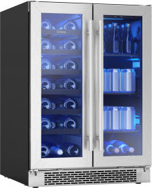 Presrv Brisas 24" French Door Wine & Beverage Cooler
