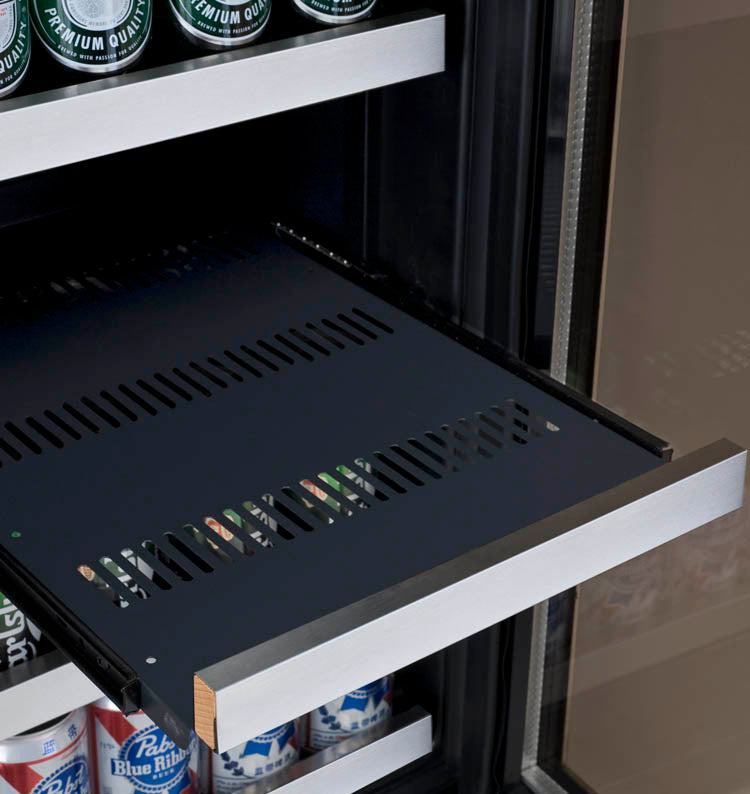 Allavino 15-Inch Wide FlexCount II Tru-Vino Stainless Steel Right Hinge Beverage Center