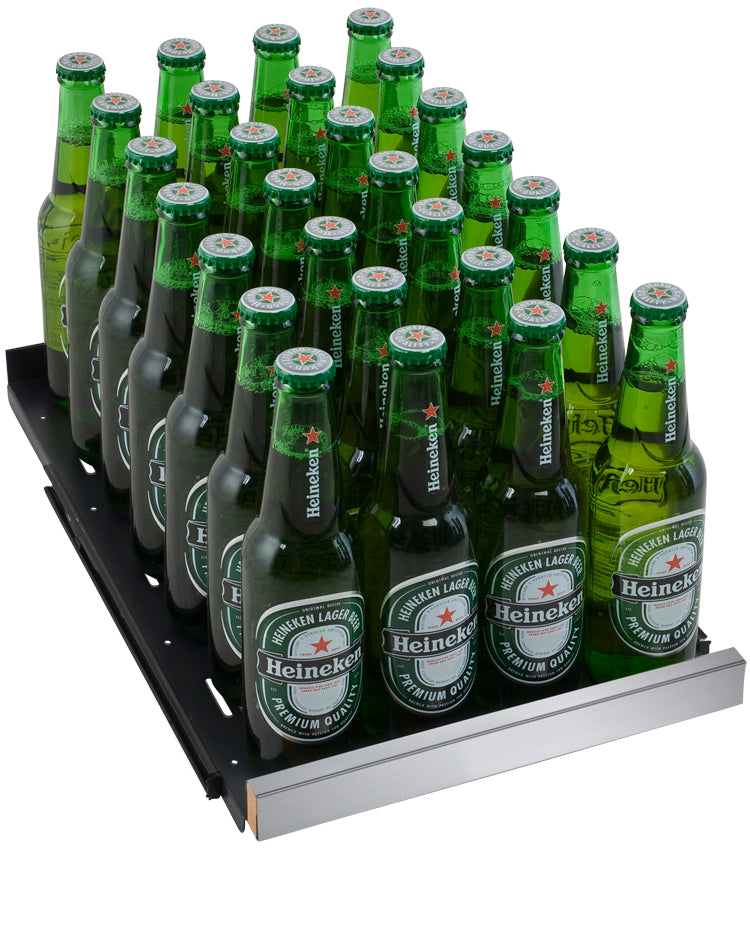 Allavino 15-Inch Wide FlexCount II Tru-Vino Stainless Steel Right Hinge Beverage Center