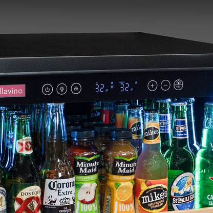 Allavino 24-Inch Wide Reserva Series Stainless Steel Right Hinge Beverage Center