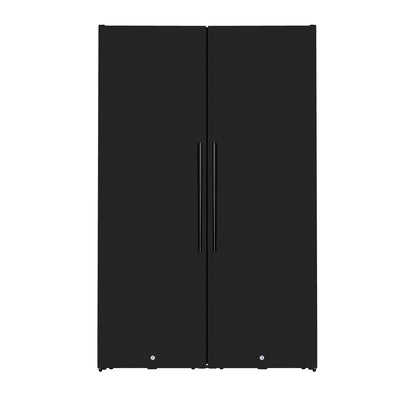 Allavino 370 Bottle Side-by-Side Wine Vault with Solid Black Doors
