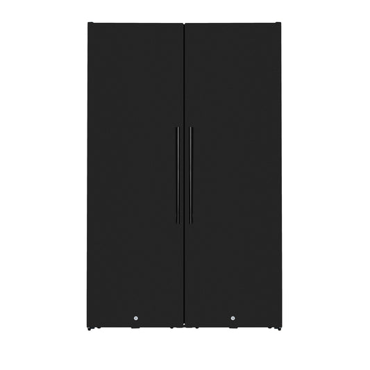 Allavino 370 Bottle Side-by-Side Wine Vault with Solid Black Doors