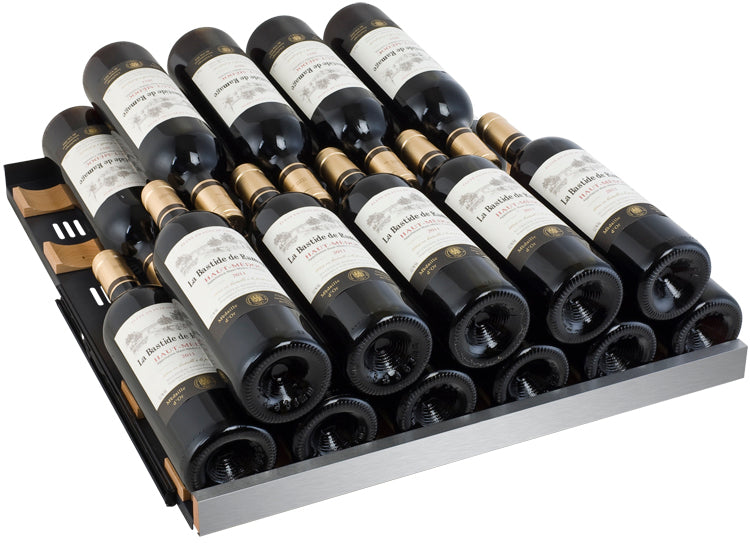 Allavino FlexCount Series 354 Bottle Dual Zone Tall Side-by-Side Wine Refrigerators with Stainless Steel Doors