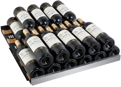 Allavino FlexCount Series 354 Bottle Dual Zone Tall Side-by-Side Wine Refrigerators with Stainless Steel Doors