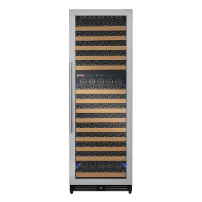 Allavino Reserva Series 172 Bottle Dual Zone Built-in Wine Refrigerator with Stainless Steel Door - Right Hinge