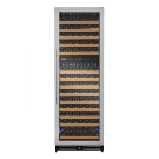 Allavino Reserva Series 172 Bottle Dual Zone Built-in Wine Refrigerator with Stainless Steel Door - Right Hinge