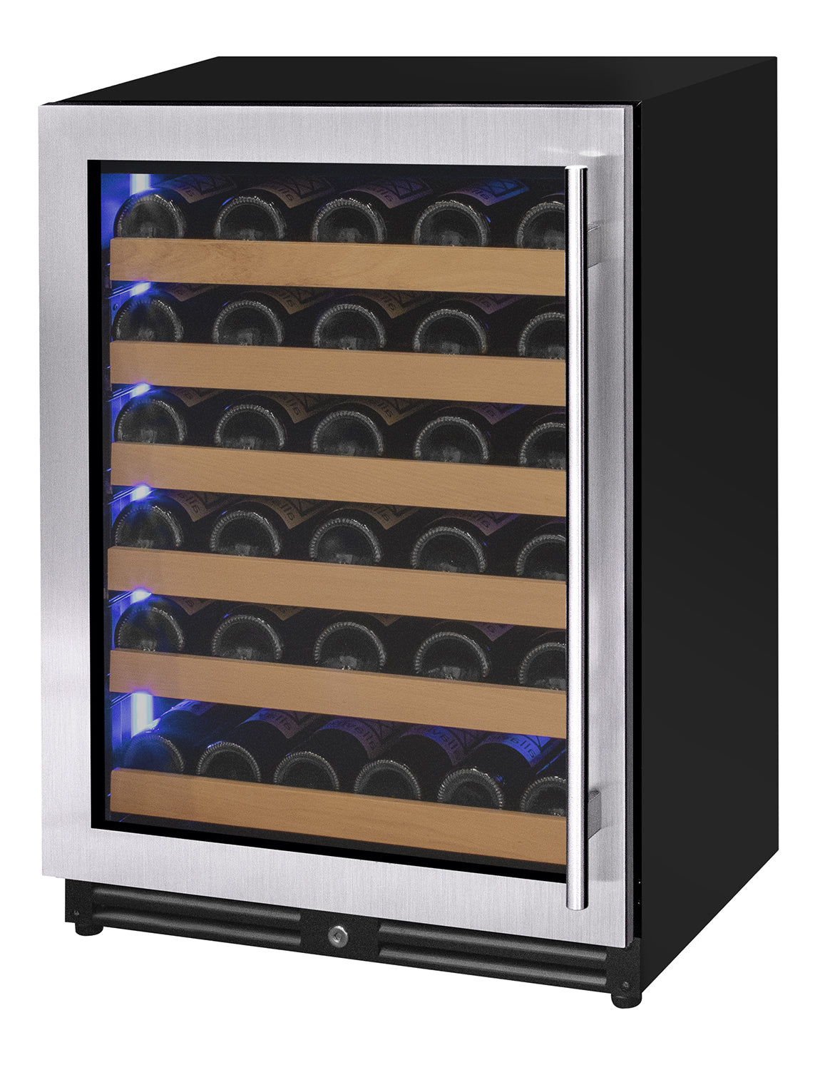 Allavino Reserva Series 51 Bottle Single Zone Built-in Luxury Wine Refrigerator with Stainless Steel Door - Left Hinge