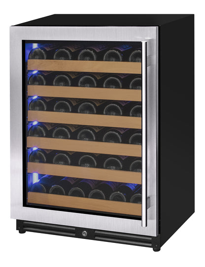 Allavino Reserva Series 51 Bottle Single Zone Built-in Luxury Wine Refrigerator with Stainless Steel Door - Left Hinge