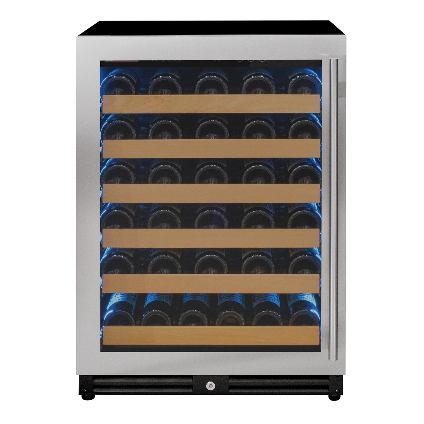 Allavino Reserva Series 51 Bottle Single Zone Built-in Luxury Wine Refrigerator with Stainless Steel Door - Left Hinge
