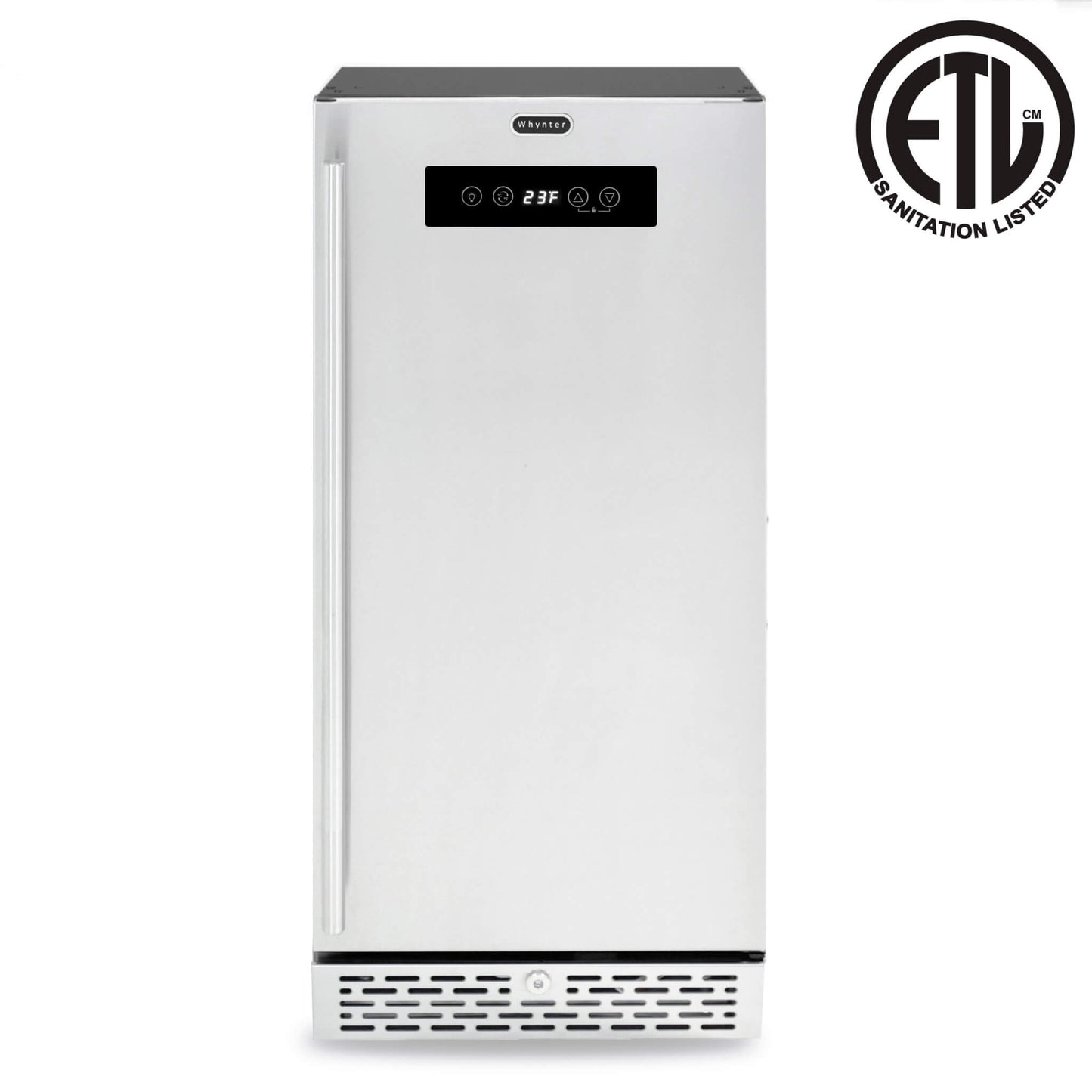 Whynter BEF-286SB 15" Built-in 2.9 cu. ft. Beer Keg Froster Beverage Refrigerator with Digital Controls - ETL Sanitation Mark