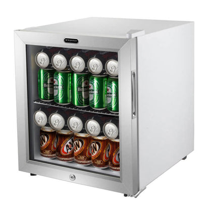 Whynter BR-062WS 62 Can Freestanding Beverage Refrigerator cooler With Lock Stainless Steel