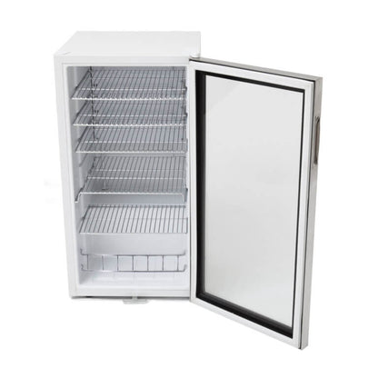 Whynter BR-128WS 120 Can Freestanding Beverage Refrigerator cooler with Lock Stainless Steel