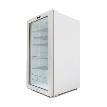 Whynter BR-128WS 120 Can Freestanding Beverage Refrigerator cooler with Lock Stainless Steel