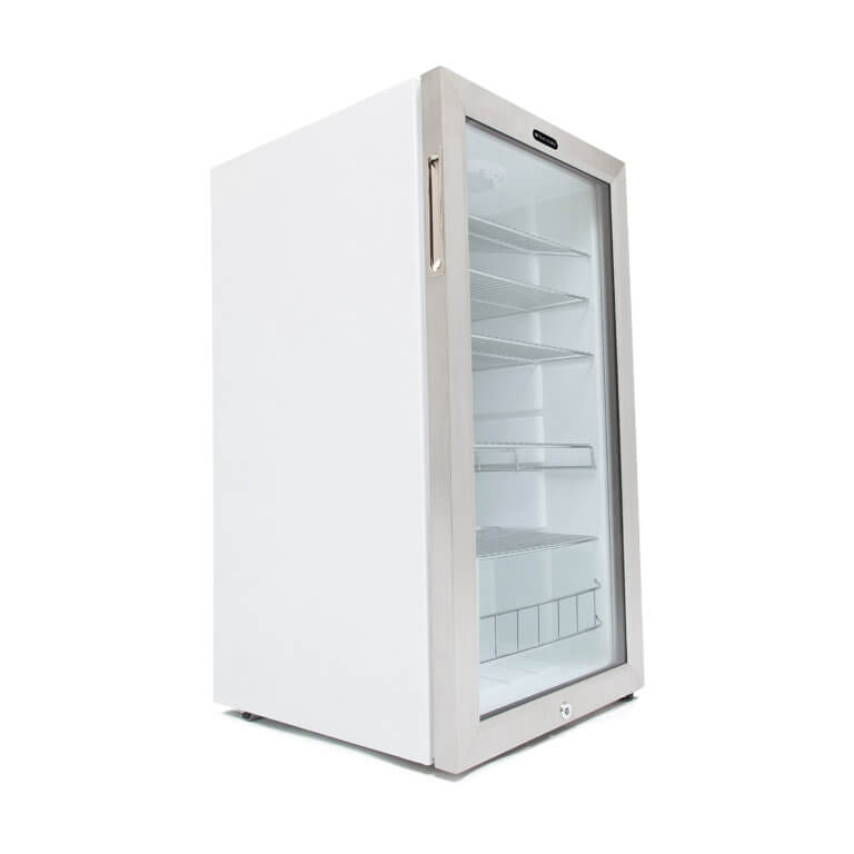 Whynter BR-128WS 120 Can Freestanding Beverage Refrigerator cooler with Lock Stainless Steel