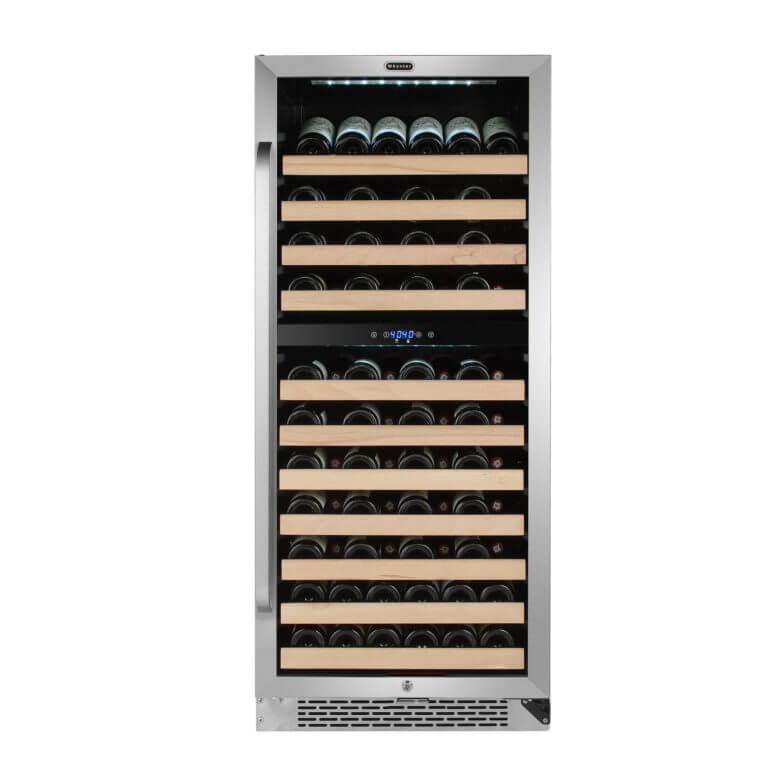 Whynter BWR-541STS/BWR-541STSa 24" Built-In Stainless Steel 54 Bottle Wine Refrigerator Cooler