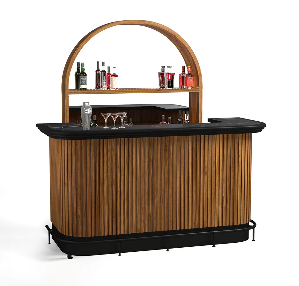 Ram Game PRO84FOOTRAIL - Foot Rail for Prohibition 84" Cocktail Bar Brass