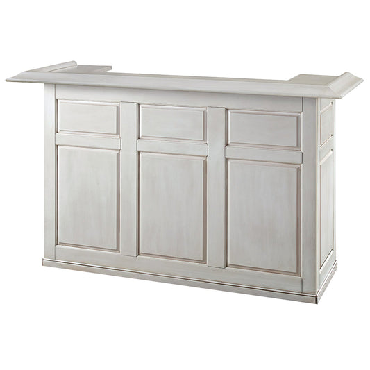 Ram Game DBAR72 - 72" Dry Pub Style Bar - Antique White