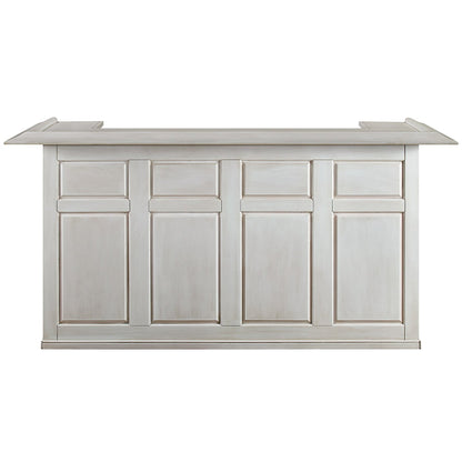 Ram Game DBAR72 - 84" Dry Pub Style Bar - Antique White