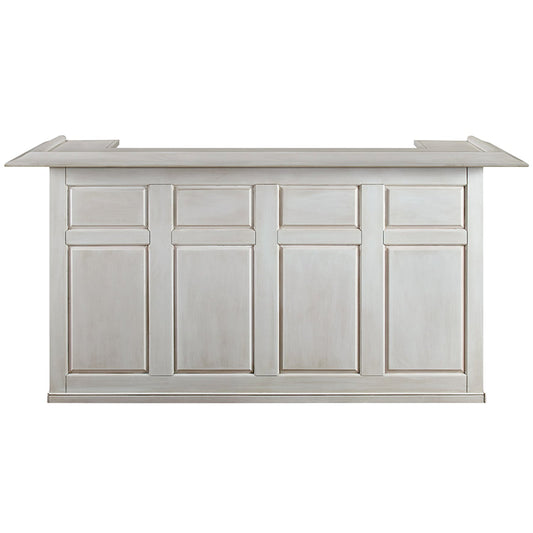 Ram Game DBAR72 - 84" Dry Pub Style Bar - Antique White