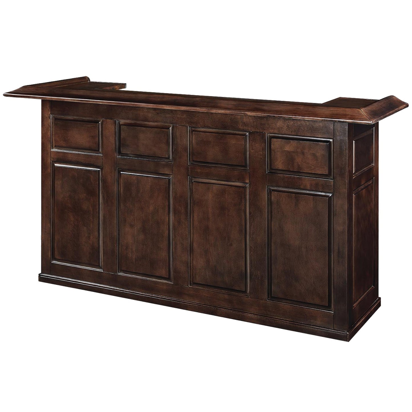 Ram Game DBAR72 - 84" Dry Pub Style Bar - Cappuccino
