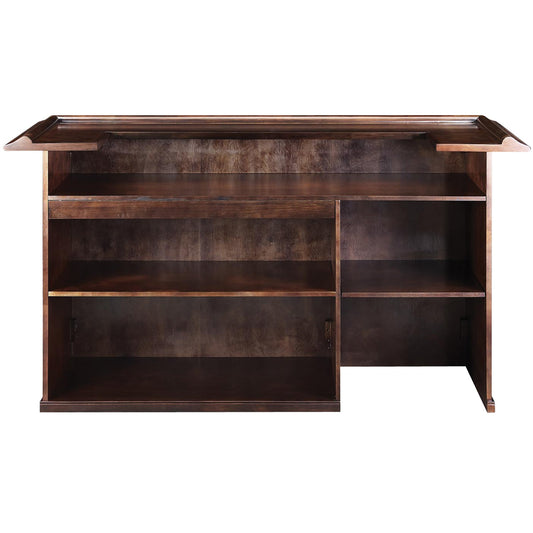 Ram Game DBAR72 - 84" Dry Pub Style Bar - Cappuccino