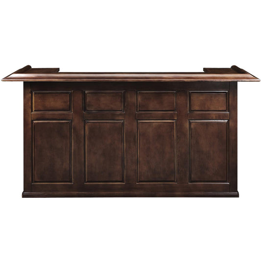 Ram Game DBAR72 - 84" Dry Pub Style Bar - Cappuccino