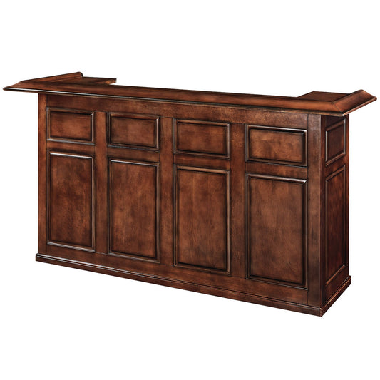 Ram Game DBAR72 - 84" Dry Pub Style Bar - Chestnut