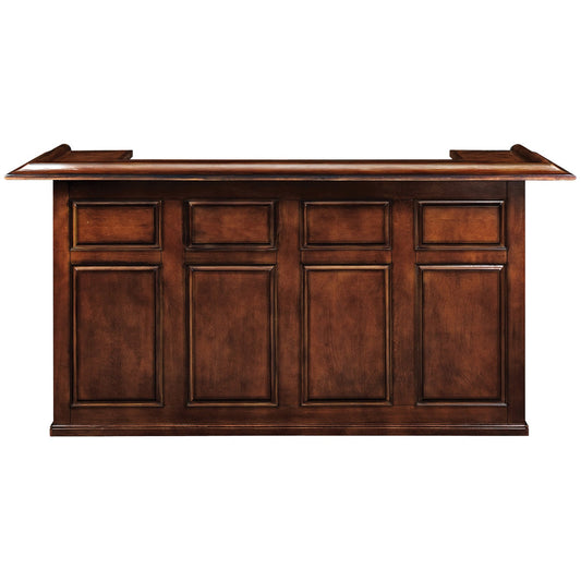 Ram Game DBAR72 - 84" Dry Pub Style Bar - Chestnut
