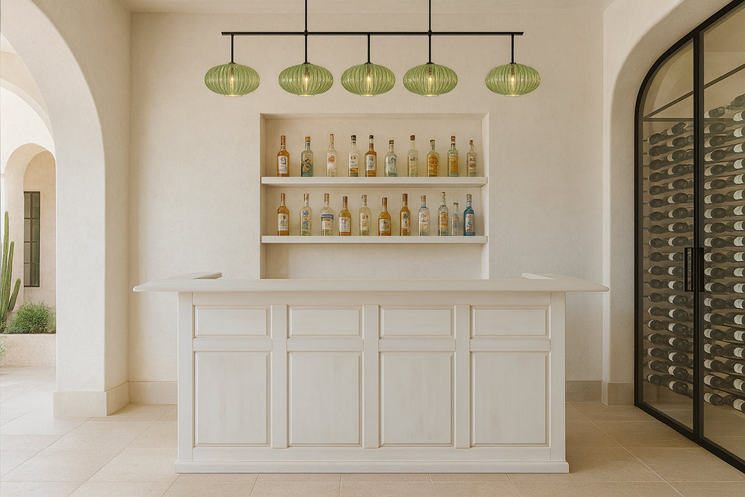 Ram Game DBAR72 - 84" Dry Pub Style Bar - Antique White