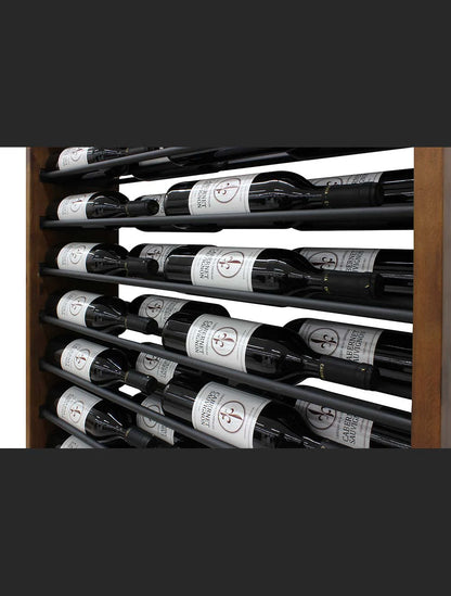 Vinotemp 17 Horizontal Display Rack with Wood Sides