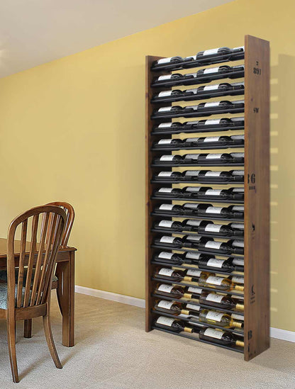 Vinotemp 17 Horizontal Display Rack with Wood Sides