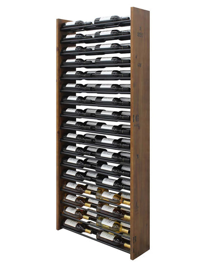 Vinotemp 17 Horizontal Display Rack with Wood Sides