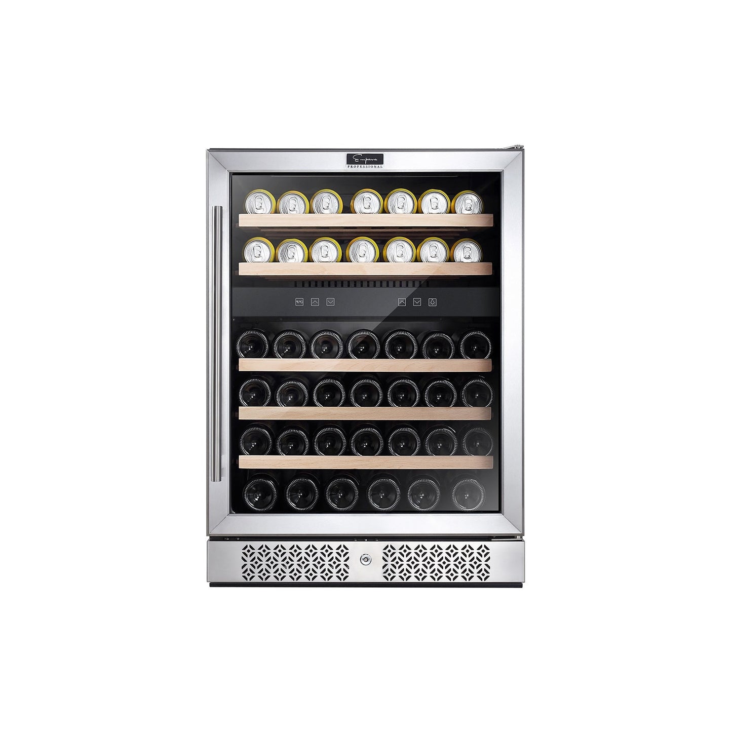 Empava 24 Inch Fridge Dual Zone Wine & Beverage Cooler