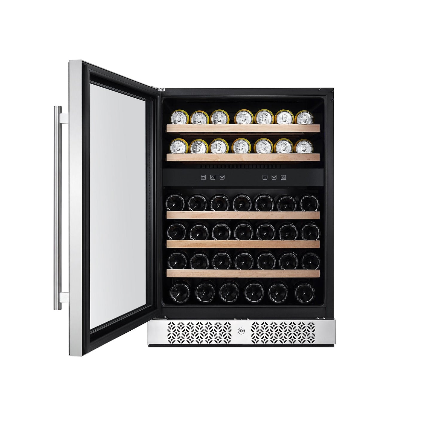 Empava 24 Inch Fridge Dual Zone Wine & Beverage Cooler