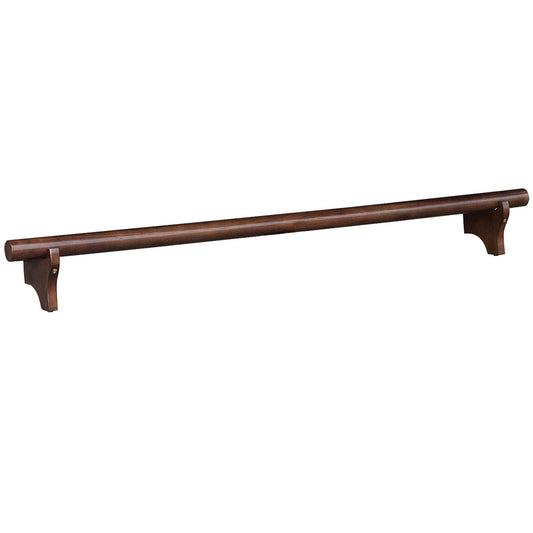 Ram Game 60" Dry Bar Foot Rail -Cappuccino