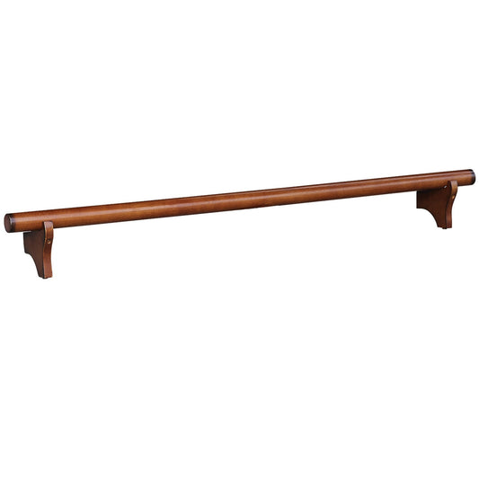 Ram Game 60" Dry Bar Foot Rail - Chestnut