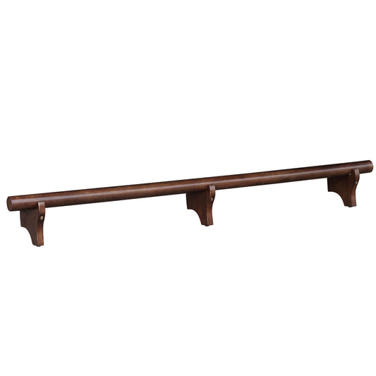 Ram Game 72" Dry Bar Foot Rail - Cappuccino