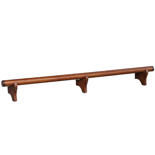 Ram Game 72" Dry Bar Foot Rail - Chestnut