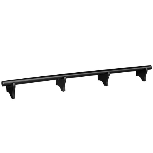 Ram Game 84" Dry Bar Foot Rail -Black