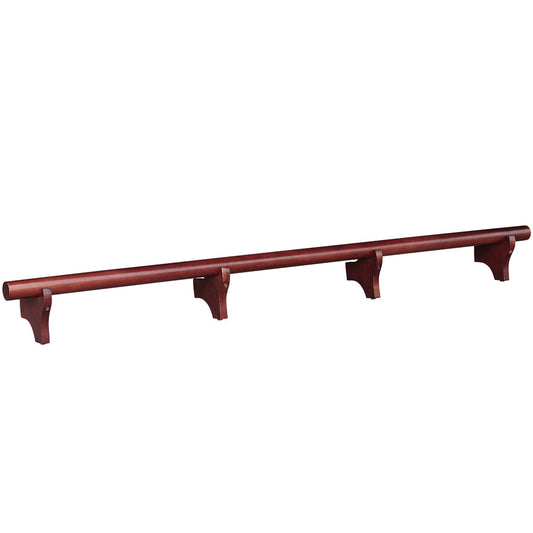 Ram Game 84" Dry Bar Foot Rail - English Tudor