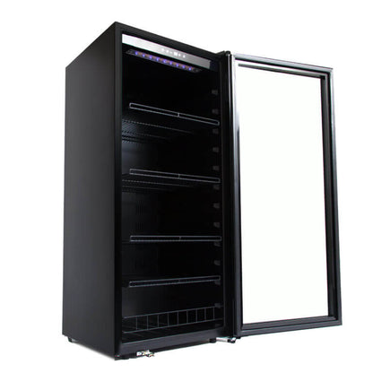 Whynter FWC-1201BB/FWC-1201BBa 124 Bottle Freestanding Wine Refrigerator