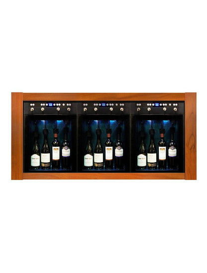 Vinotemp Four Bottle Wine Dispenser with 2 Gas Cylinders, Black