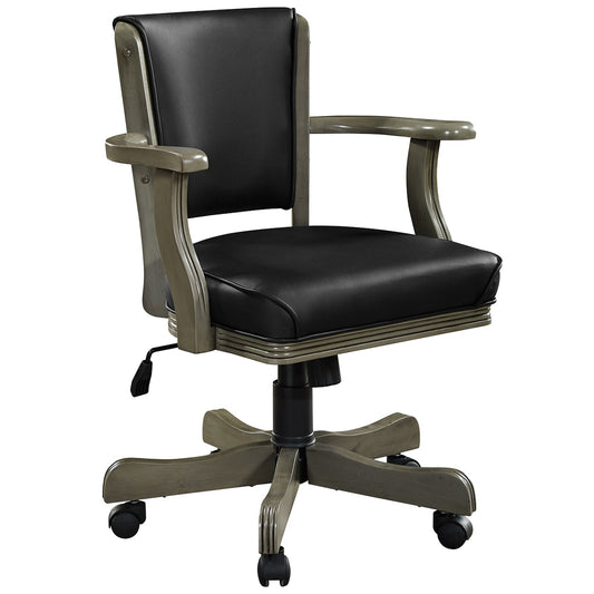 Ram Game Swivel Game Chair with Arms - Slate