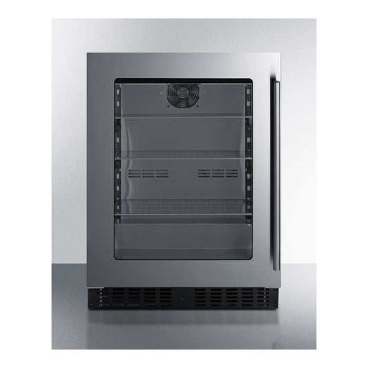 Summit Appliance 18 inch deep 24" wide undercounter ADA height beverage center