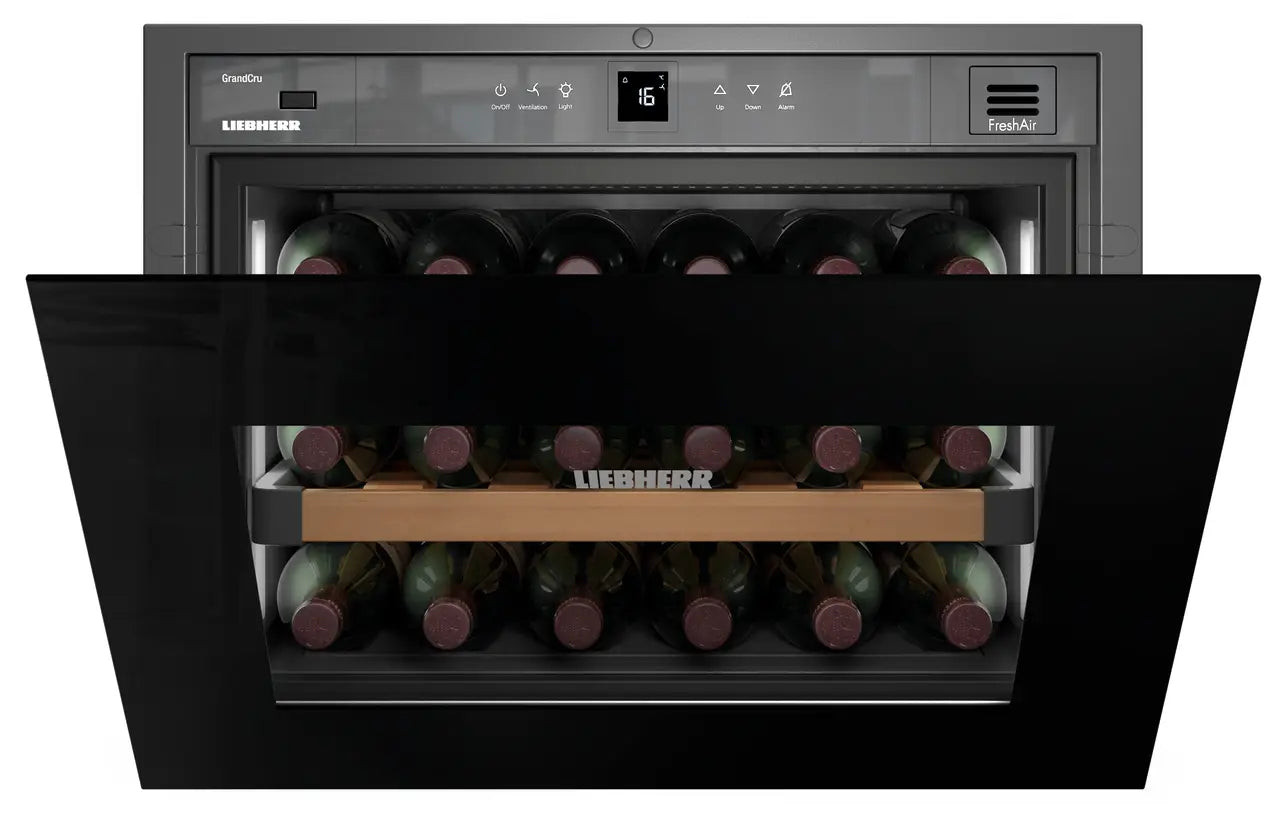 Liebherr 24" Built in Wine Single Zone - Back Glass