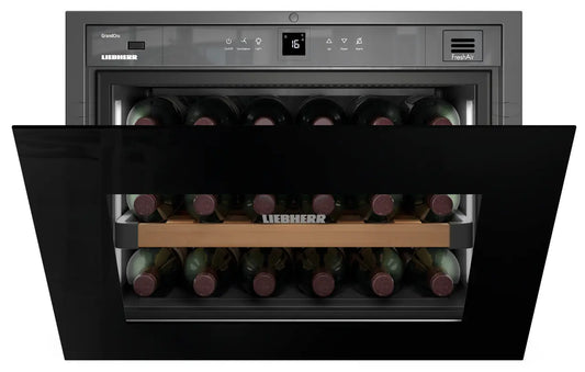Liebherr 24" Built in Wine Single Zone - Back Glass