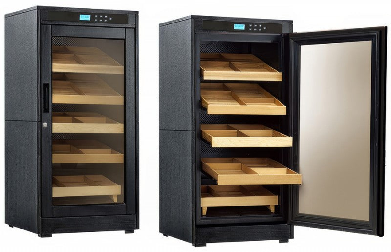 Prestige Import Group 1250 Ct. Electric Climate/Humidity Controlled Cabinet (Black Oak)