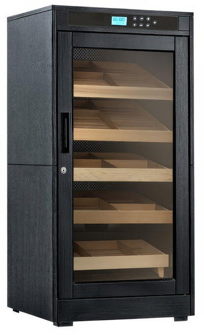 Prestige Import Group 1250 Ct. Electric Climate/Humidity Controlled Cabinet (Black Oak)