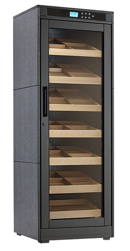 Prestige Import Group 2000 Ct. Electric Climate/Humidity Controlled Cabinet (Black Oak)